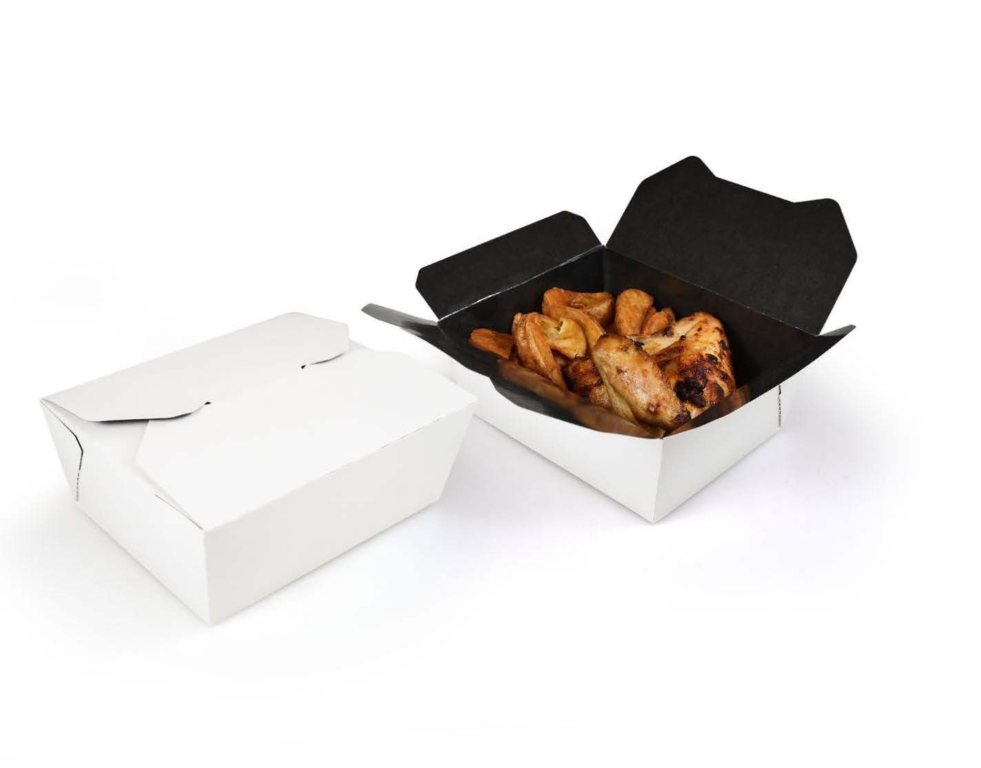 WHITE FOODBOX LARGE 15X12X7CM X360(Z)